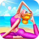 yoga girls makeover - fitness salon android application logo